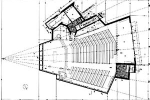 Heilig-Geist Kirche, Wolfsburg, Alemanha, 1959/62. Planta baixa da igreja [FLEIG, op. cit., p. 200]