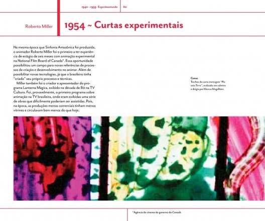 Página do livro <i>Trajetória do cinema de animação no Brasil</i>, de Ana Flávia Marcheti<br />Imagem divulgação 
