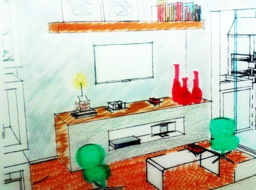 Croquis, estudos e pesquisa [Acervo da autora]