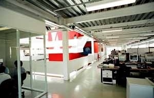 Espaço interno escritórios<br />Foto de João Xavier 