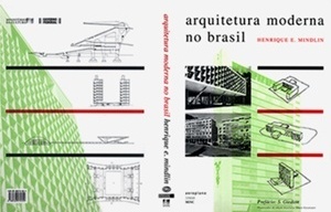 Sobrecapa de Arquitetura Moderna no Brasil, de Henrique Mindlin, tradução para o português de 2000
