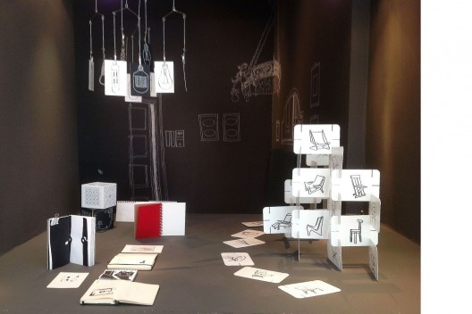 “Arquitetura do Desenho”, MCB, detalhe de vitrina expositiva, sala 5, São Paulo, 2012. <br />Foto Zeuler Lima 