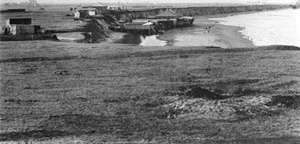 magem 9. Setor La Perla tirada do centro para o norte, por volta de 1894, onde se pode apreciar um pedaço do mar [Arquivo e Museu Histórico Municipal Roberto T. Barili]