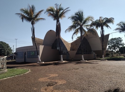 Centro Cívico de Miguelópolis, Miguelópolis SP, anos 1970. Arquiteto José Luiz Leporace Silva<br />Foto Mauro Ferreira 