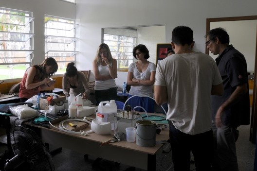 XIX Sigradi Florianópolis 2015, workshop, professor Arthur Lara<br />Foto Katielen Bissolotti 