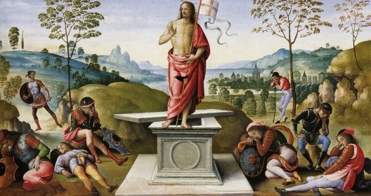 Pietro Perugino, A ressurreição de Jesus Cristo, c.1497<br />Foto divulgação  [Wikimedia Commons]