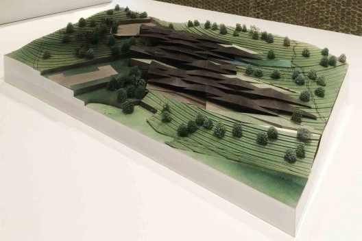Exposição de maquetes de projetos do arquiteto Kengo Kuma, Japan House, São Paulo, 2017<br />Foto Abilio Guerra 