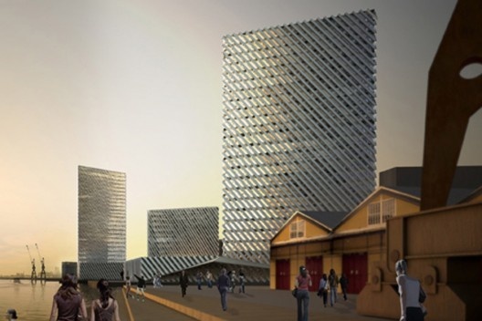 b720 Fermím Vázquez e Arquitectos e Jaime Lerner Arquitetos Associados, Complexo Cais Mauá, Porto Alegre, 2011<br />Divulgação  [b720 Fermím Vázquez e Arquitectos]