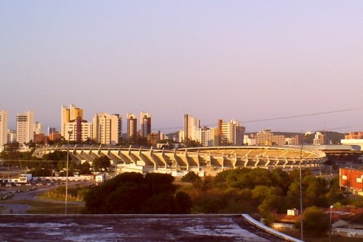 Estádio João Cláudio Machado, o Machadão. Arquiteto Moacyr Gomes da Costa<br />Foto Gustavo Sobral 