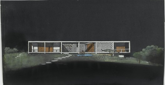 Casa Oswaldo Arthur Bratke, São Paulo, 1951-1954. Arquiteto Oswaldo Arthur Bratke
<br />Inv.: AM 2009-2-329. Collection architecture du Musée national d’art moderne/Centre de cré  [Centre Pompidou © MNAM-CCI/Dist. RMN-GP]