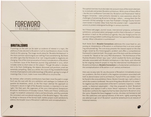Ruth Verde Zein: Brutalist Connection – a refreshed approach to debates & buildings<br />Divulgação / divulgación  [Editora Altamira]