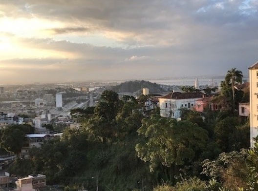 Vistas das zonas Sul e Norte a partir das ruas Aprazível e Almirante Alexandrino<br />Foto Luiz Felipe da Cunha e Silva 
