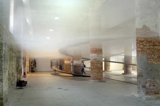 Transsolar + Tetsuo Kondo Architects, Cloudscape, instalação no Arsenale<br />Foto Flavio Coddou 