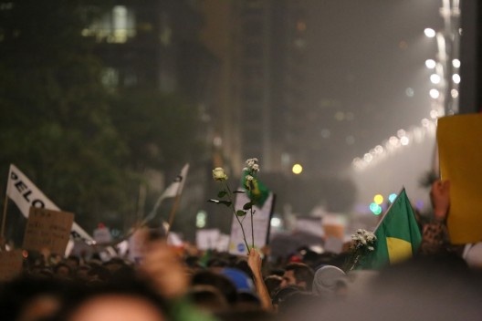 Manifestações em São Paulo<br />Foto Ed Reis 