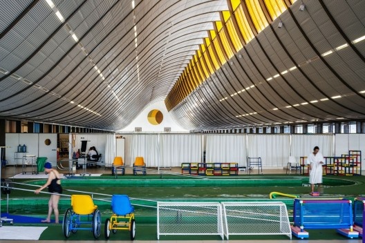 Centro de Reabilitação Hospital Sarah Lago Norte, Brasília DF, 2003. Arquiteto João Filgueiras Lima, Lelé<br />Foto Nelson Kon 