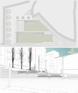 Praça da sinagoga, Onda, Espanha, 2001