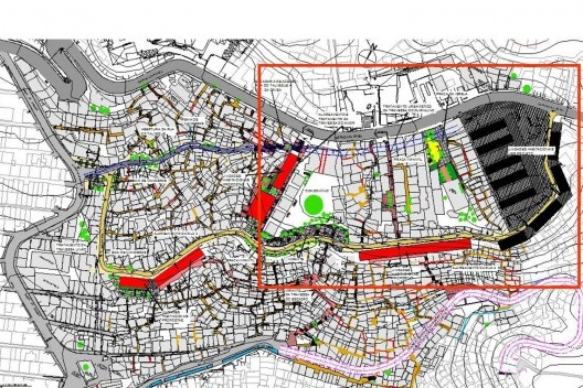 Plano de Ação da Área Exemplar<br />Imagem divulgação / M&T Mayerhofer  [Plano Diretor Sócio-Espacial da Rocinha]
