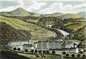 New Lanark, gravura do século XIX [www.newlanark.org]