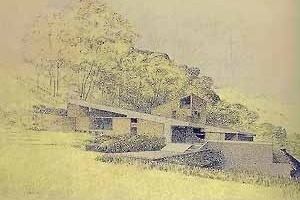 Proyecto del casa Morella, Tomás Sanabria. Caracas, 1972-1973