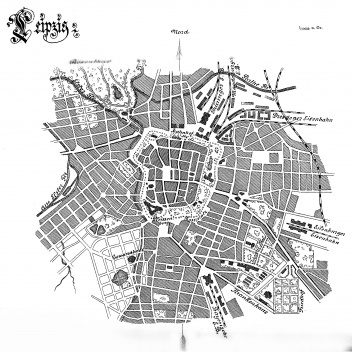 Plano de Leipzig [STÜBBEN, 1890]