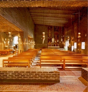 Sigürd Lewerentz, Igreja de São Marcos, Björkhagen, interior da Igreja<br />Foto Fernando Diniz Moreira 