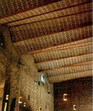 Sigürd Lewerentz, Igreja de São Marcos, Björkhagen, interior da Igreja, abóbadas<br />Foto Fernando Diniz Moreira 
