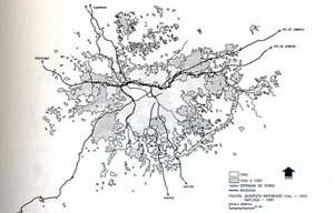 Área Metropolitana de São Paulo (1962-1987) [VILLAÇA, Flavio, 2001]